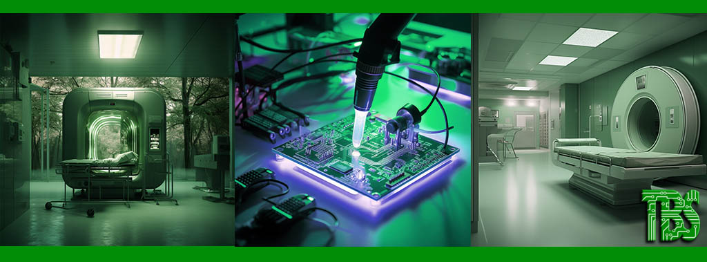 printed board design for medical devices